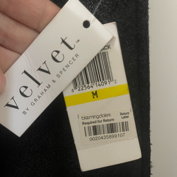 NWT Velvet by Graham and Spencer — Faux Suede / Faux Sherpa Vest - Picture 6 of 6